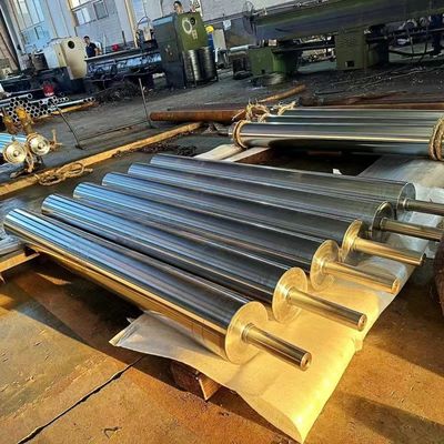 Rouleaux en acier résistant à la corrosion, fonctionnement sans soudure, pièces de machines d'emballage lourdes
