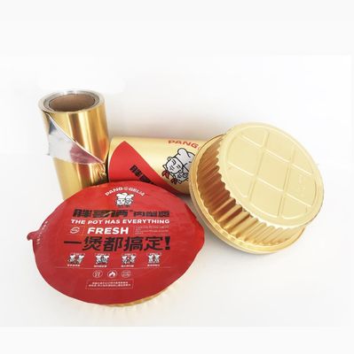 Facile à éplucher AL Couvercles de feuille d'étanchéité thermique pour yaourt, lait, crème glacée PS / PP / PE / PET / joints de tasse en papier