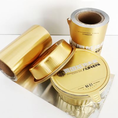 Feuille d'aluminium pour l'étanchéité thermique tasses en papier pour animaux de compagnie