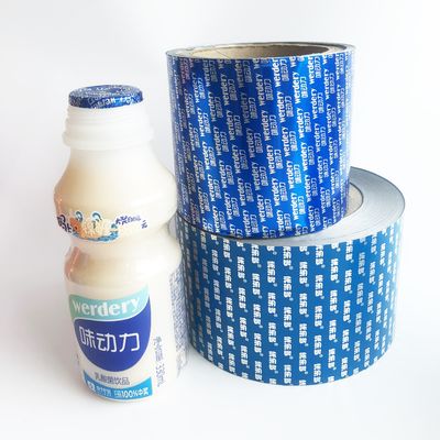 Film d'étanchéité de bouteille de lait Bonne performance d'étanchéité Professionnellement personnalisé Imprimé