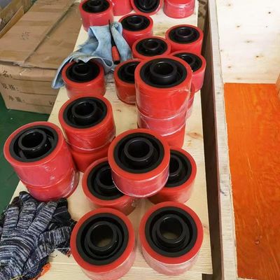 Rouleaux industriels en caoutchouc polyuréthane résistant à l'usure à haute température