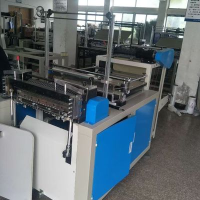 Fermeture à fond, fermeture thermique, machine à découper à froid des sacs en plastique pour supermarchés, machine à fabriquer des sacs plats