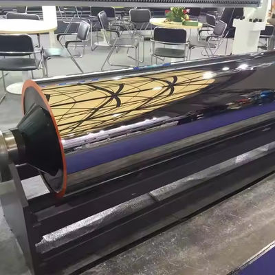 Chine Fabrication de bonne qualité Roller en acier poli miroir chromé Convient pour les machines d'impression, les machines de stratification, les machines de revêtement